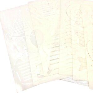 Set Of 10 Doodling Templates For Crafts & Scrapbooking